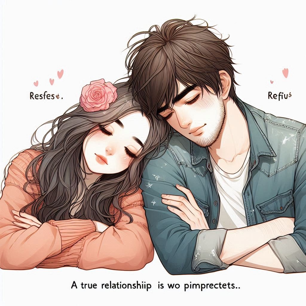 a true relationship is two imperfect people refusi - tymoff